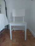 Cadeira branca madeira ikea