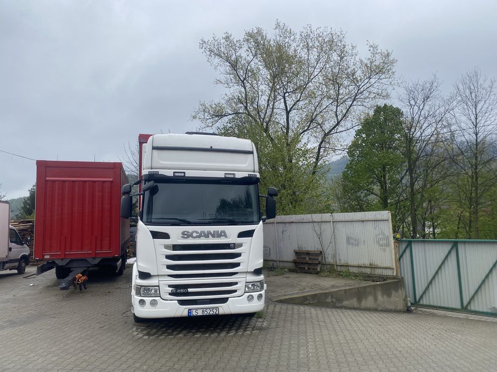 Scania r450,Zamiana na ladowarkę teleskopową