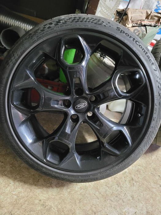 Koła Alufelgi oryginał Ford 5x108 8Jx19 et52,5mm Czarne z oponami!!