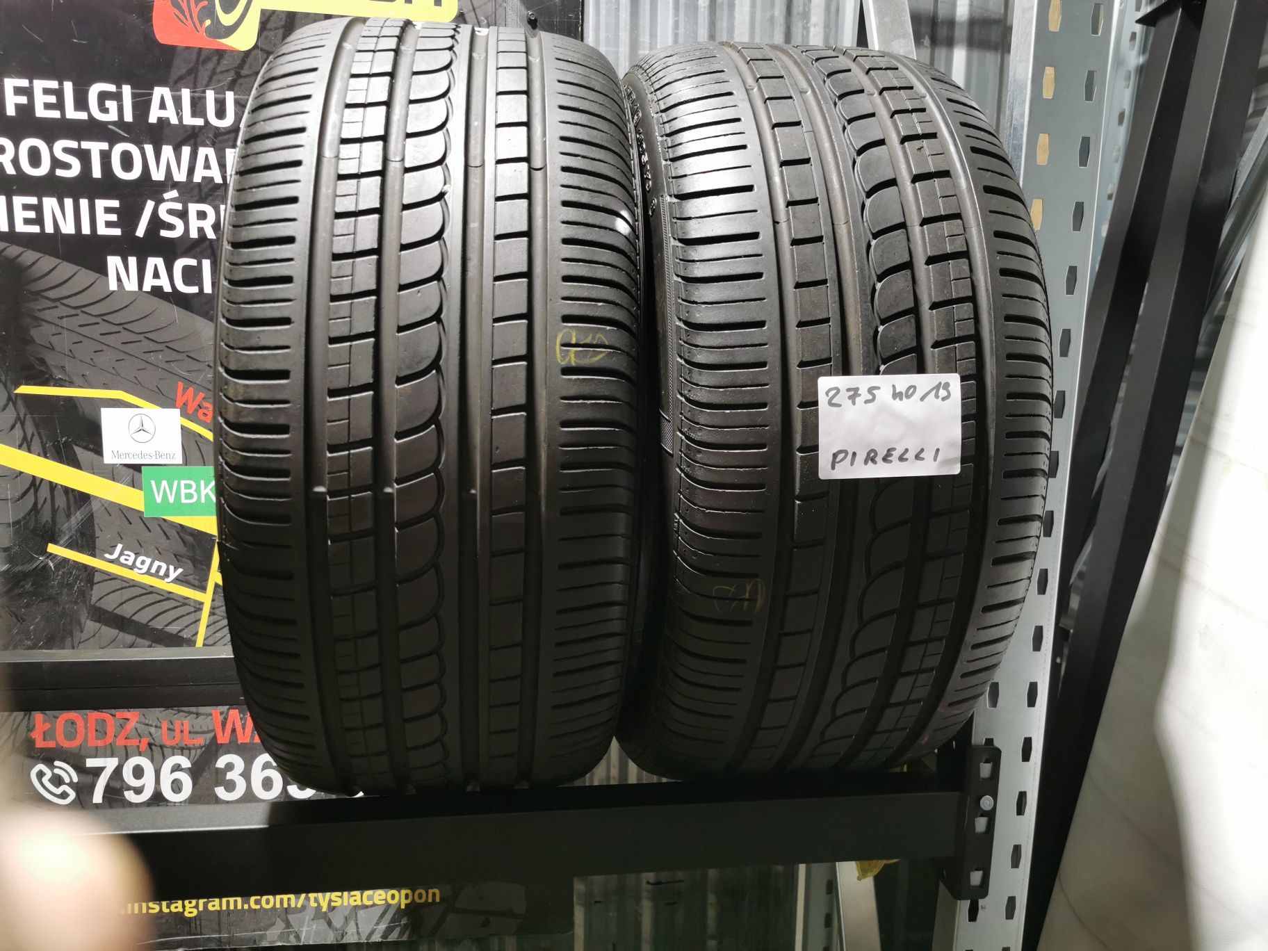 Opony letnie 275/40/19 PIRELLI P Zero ROSSO