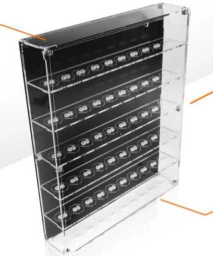 Display case para minifiguras da Lego