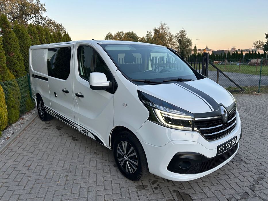 Renault Trafic L2 H1 * Long * Dabel * Brygadowy * 6o Osobowy Mix * Klimatyzcja *
