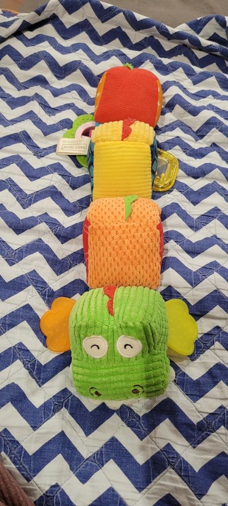 Мягкая развивающая игрушка baby team крокодил