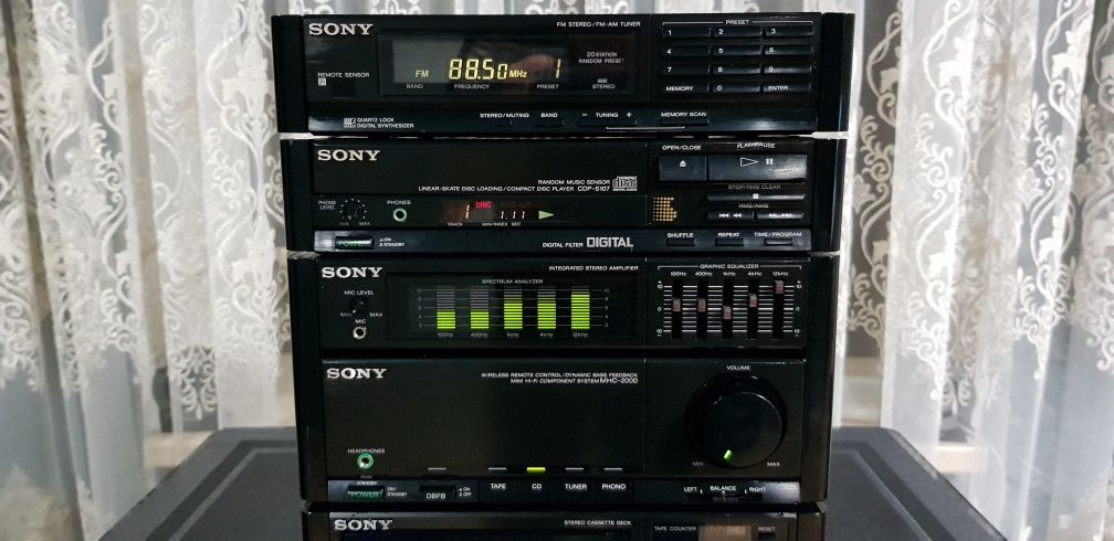 Sony MHC-2000, Sony CDP-S107+Пульт