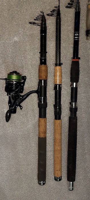 Sprzedam sprzęt wędkarski WĘDKI I KOŁOWROTKI
