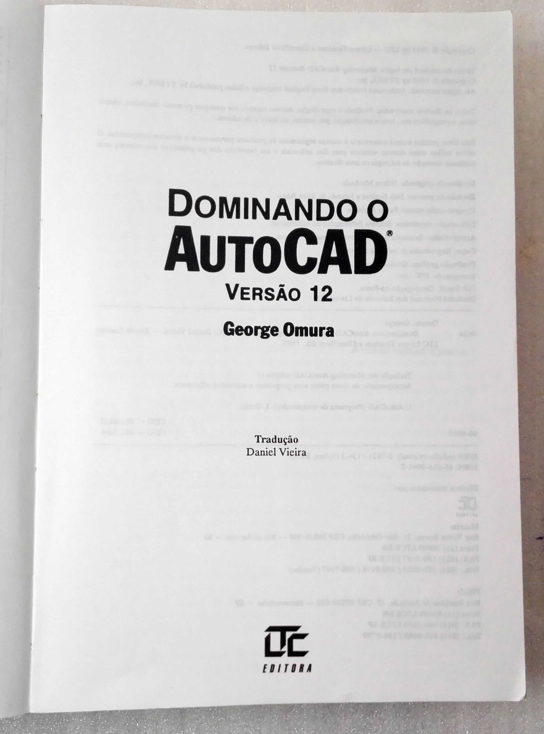 Livro Dominando o AutoCAD Versão 12