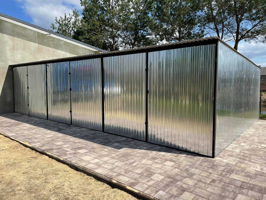 Garaż blaszany 3x5 Blaszaki Garaze blaszane Producent 6x5 4x5 7x8 6x8