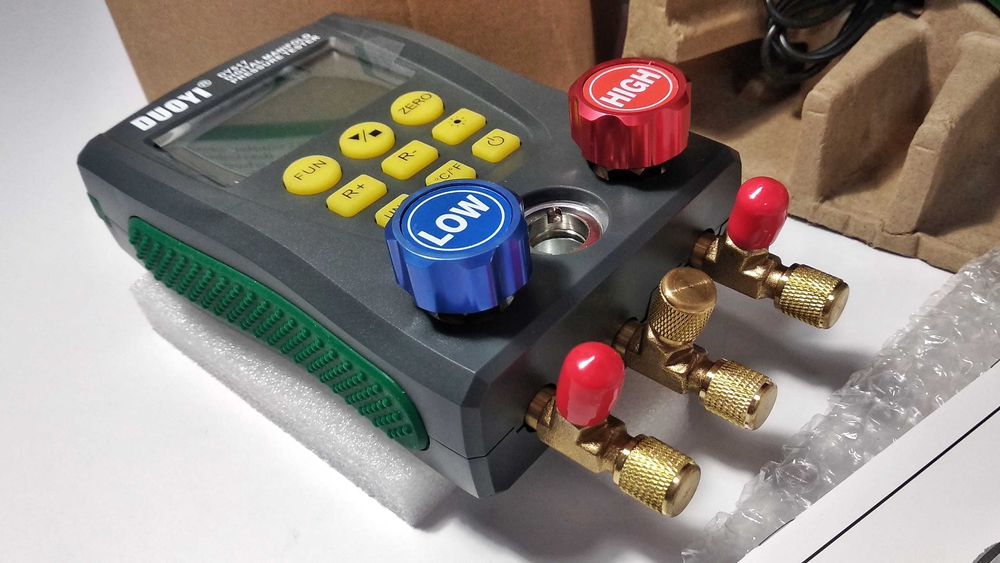 Манометри DUOYI DY517 Plus Манометричний колектор - щупи - кондиціонер