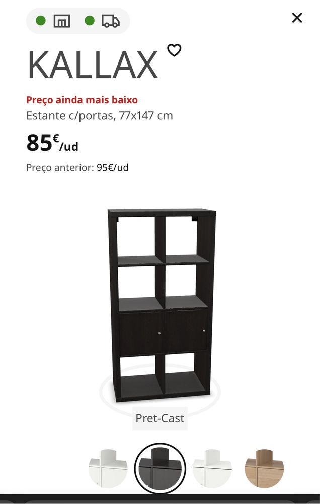 Estantes ikea varios tamanhos