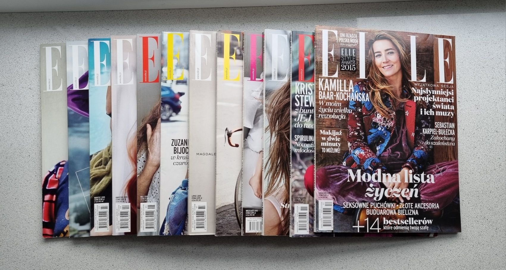 ELLE czasopismo 2015 rocznik