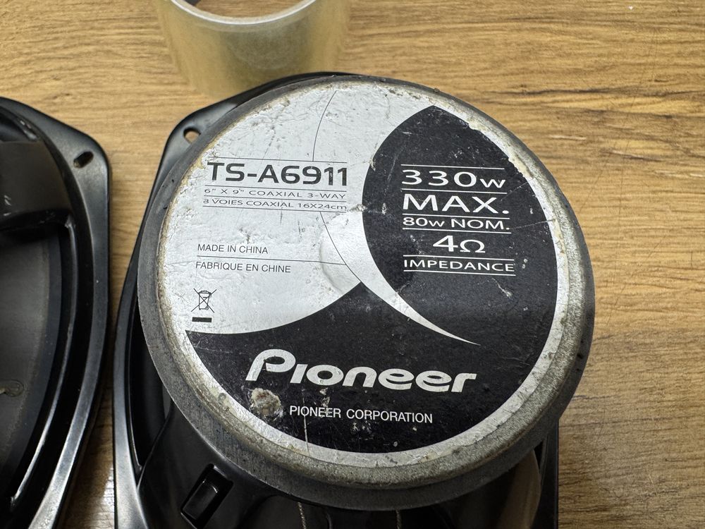 Glosniki 3 drożne coxial 6x9 pioneer ts-a6911