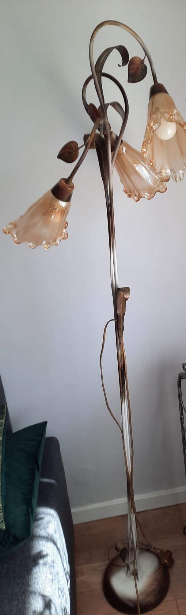 Lampa i żyrandol komplet