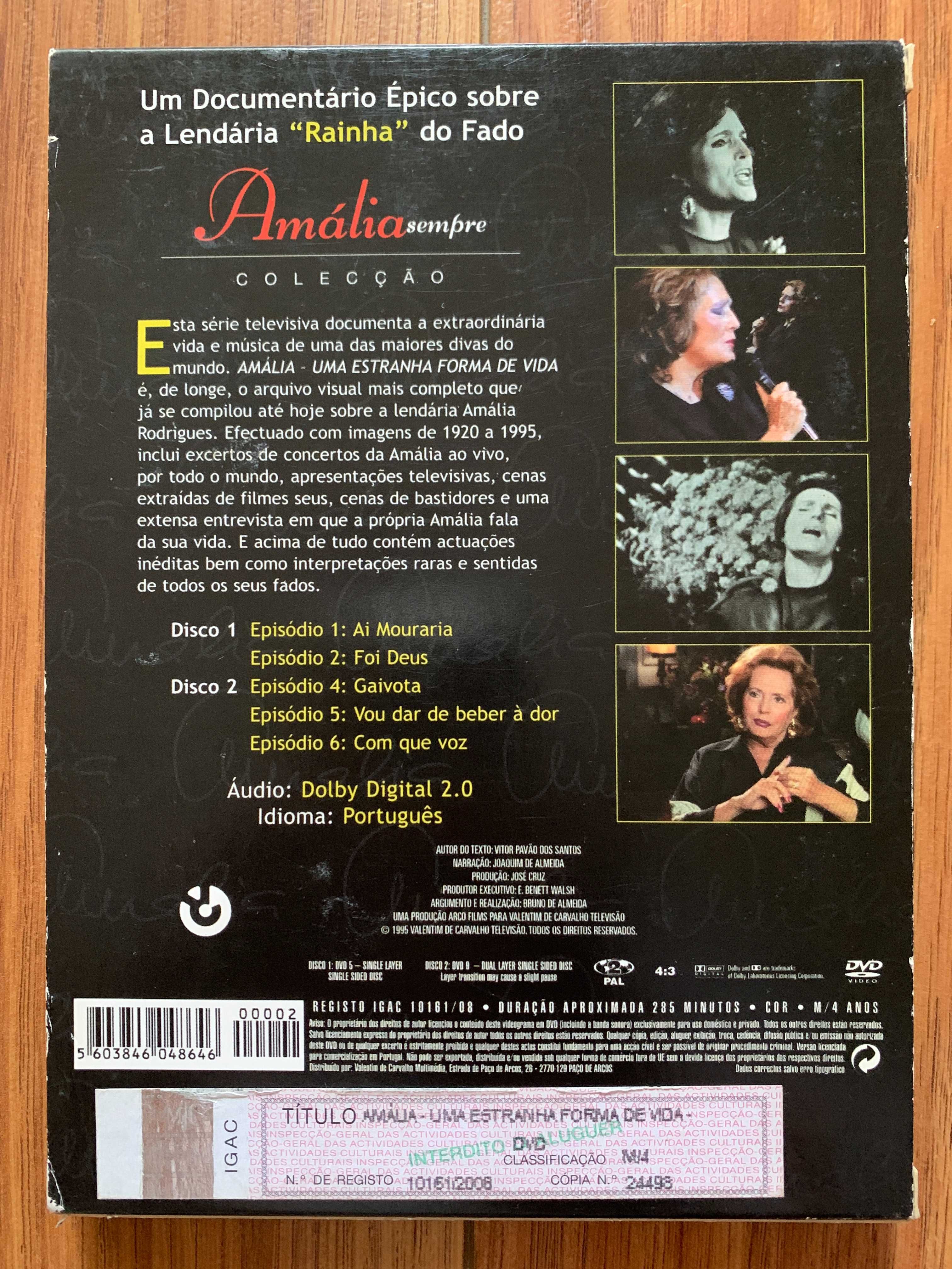 Amália - Uma Estranha Forma de Vida - 2 dvds