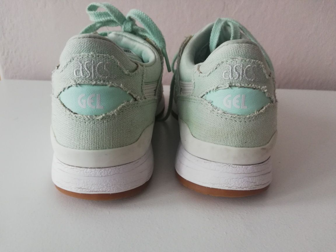 Oryginalne buty Asics gel lyte miętowe
