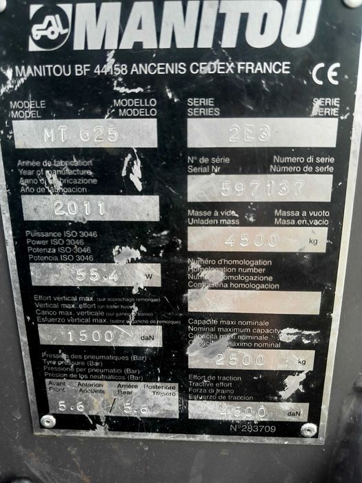 Ładowarka teleskopowa Manitou MT 625-75 H