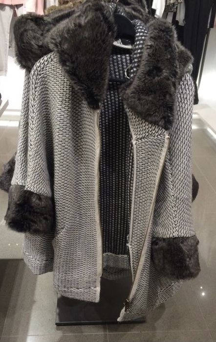 Casaco de lã oversize zara