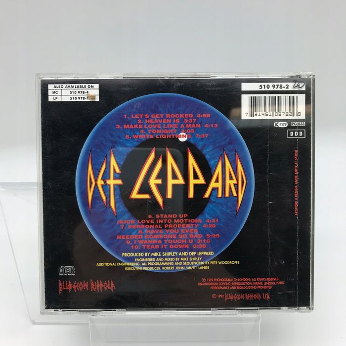 cd - def leppard - adrenalize