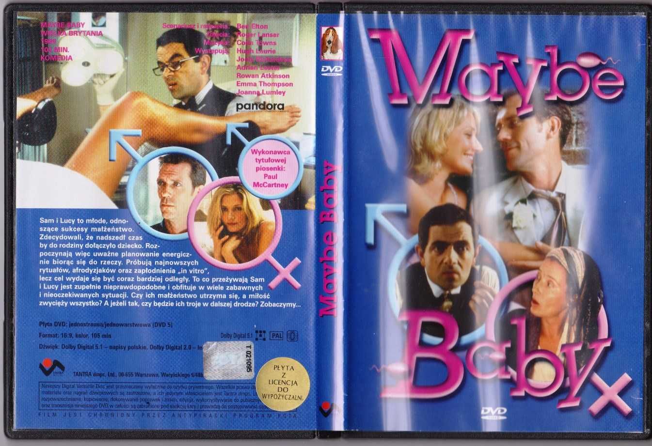 Osiem filmów DVD: Maybe Baby, Licencja na miłość, Ślubne wojny...