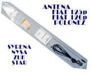 ANTENA CHROM FIAT 125p 126p Syrena Polonez FSO UNITRA oooooooo