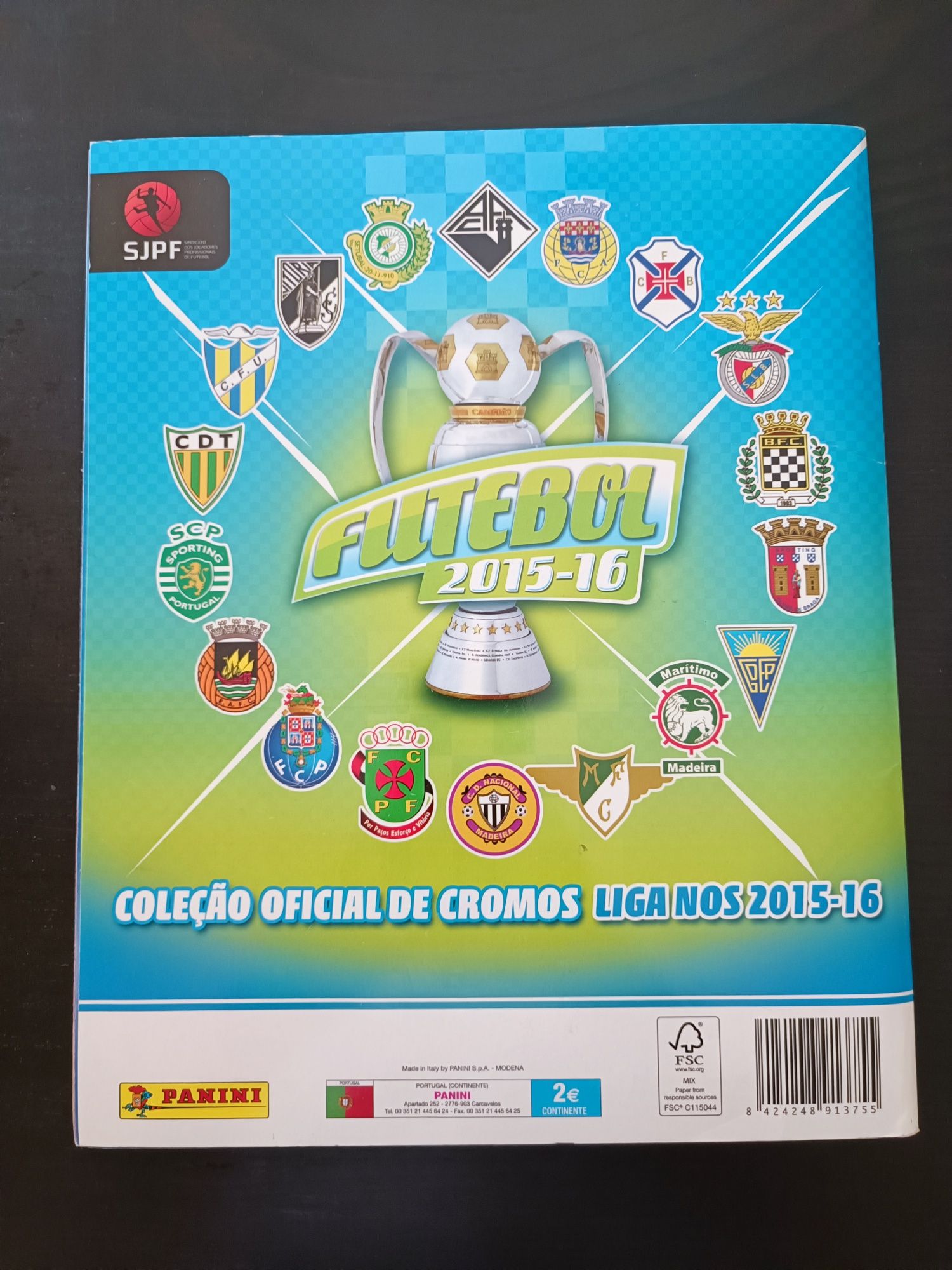 Caderneta futebol 2015/2016