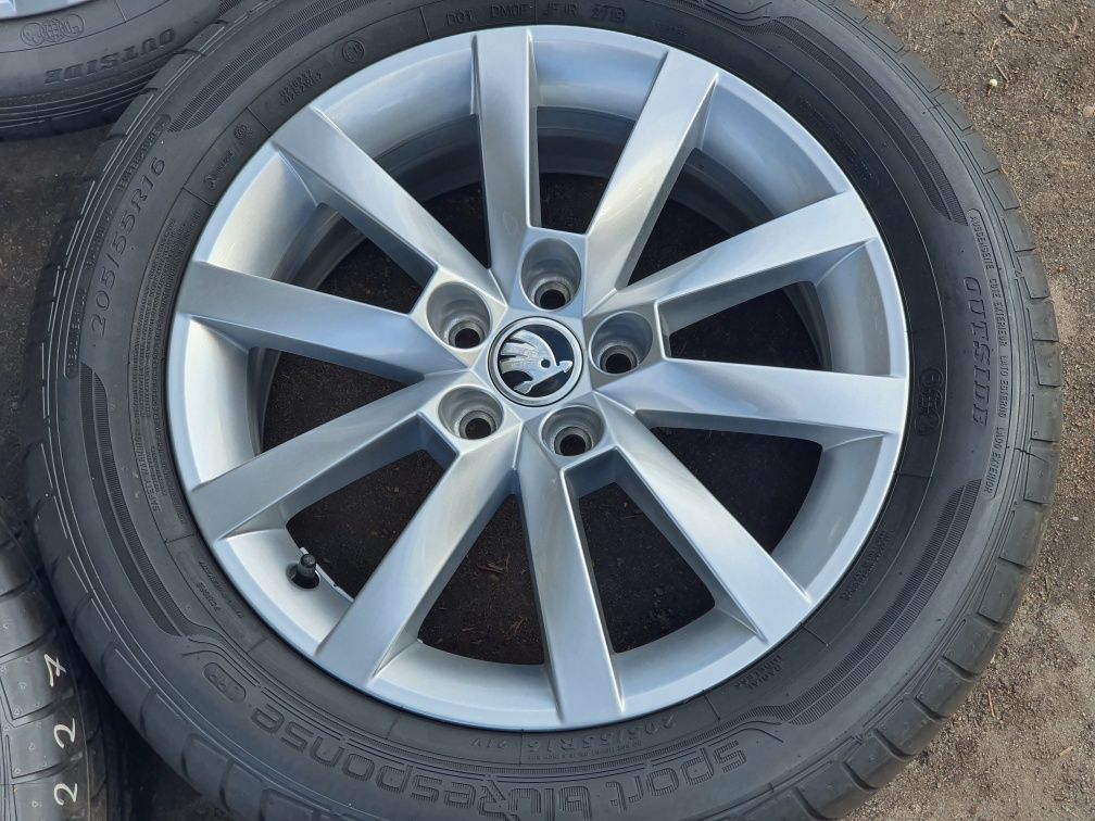Nowe Alufelgi 16 Skoda Scala Kamiq 5x100 ET38