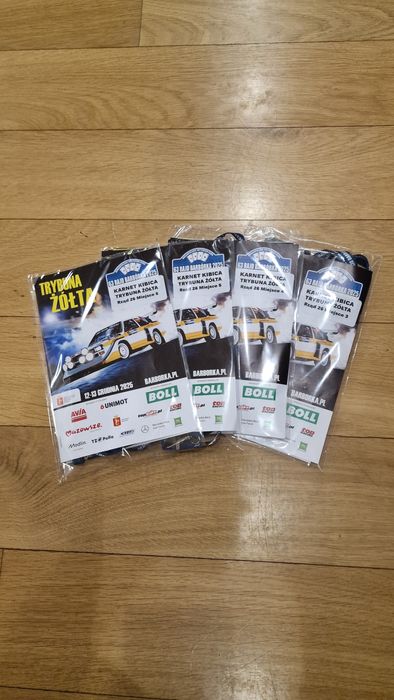 4 bilety siedzące rajd barbórka