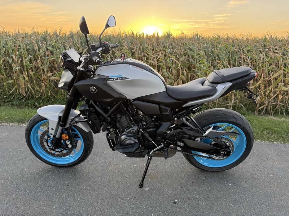 Yamaha MT07 Nowy model 2025 Ice Storm A2 35kw 180km Transport