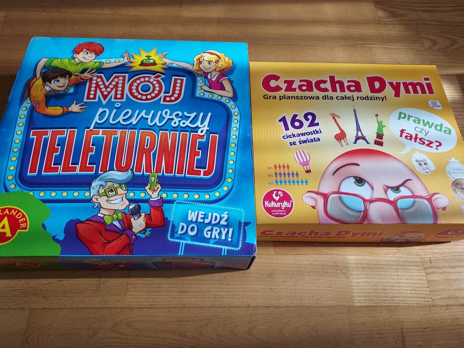J.nowe gra 2sztuki Czacha dymi, Teleturniej prezent Kukuryku Aleksande