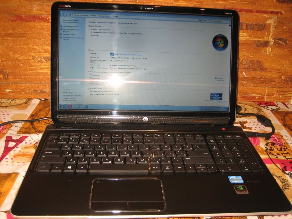 Ноут HP Envy dv6 i7
