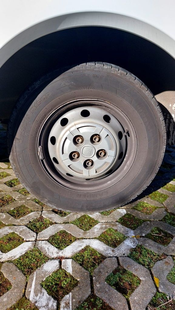 Jante 15 5x118 fiat. Pneu 215/70 R16