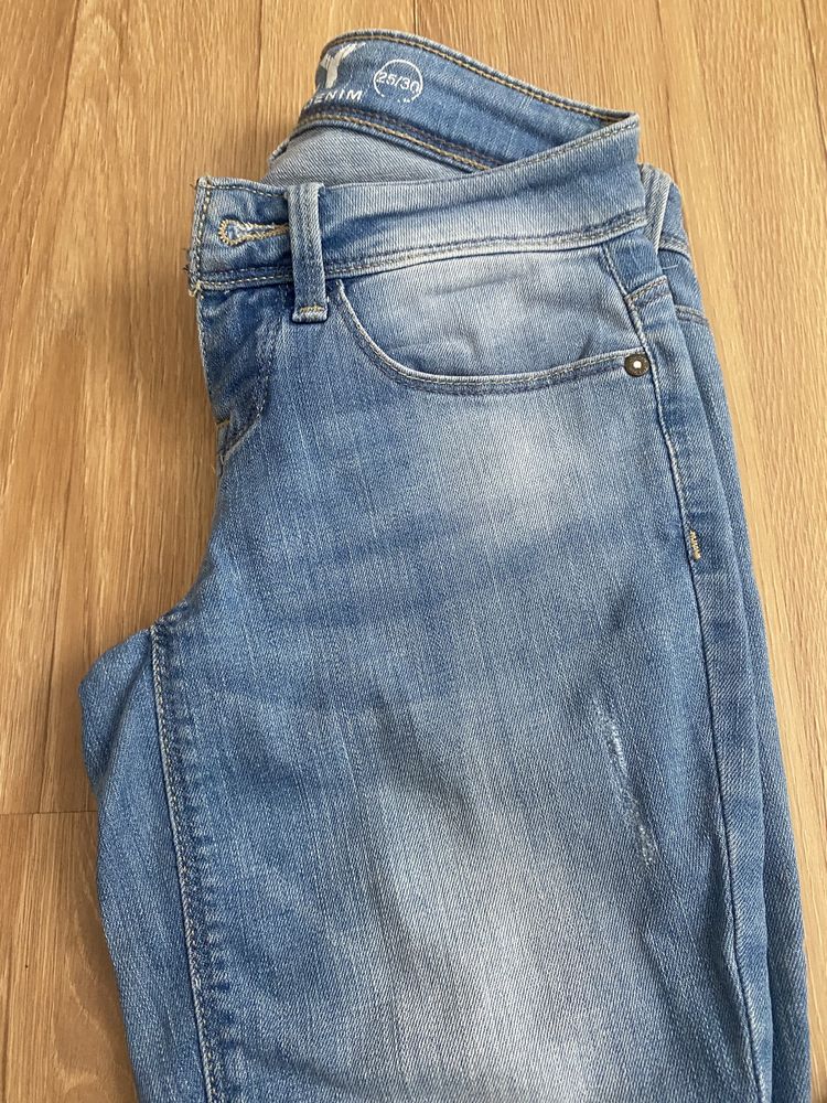 Only jeansy spodnie jasne niebieskie rozmiar 25/30