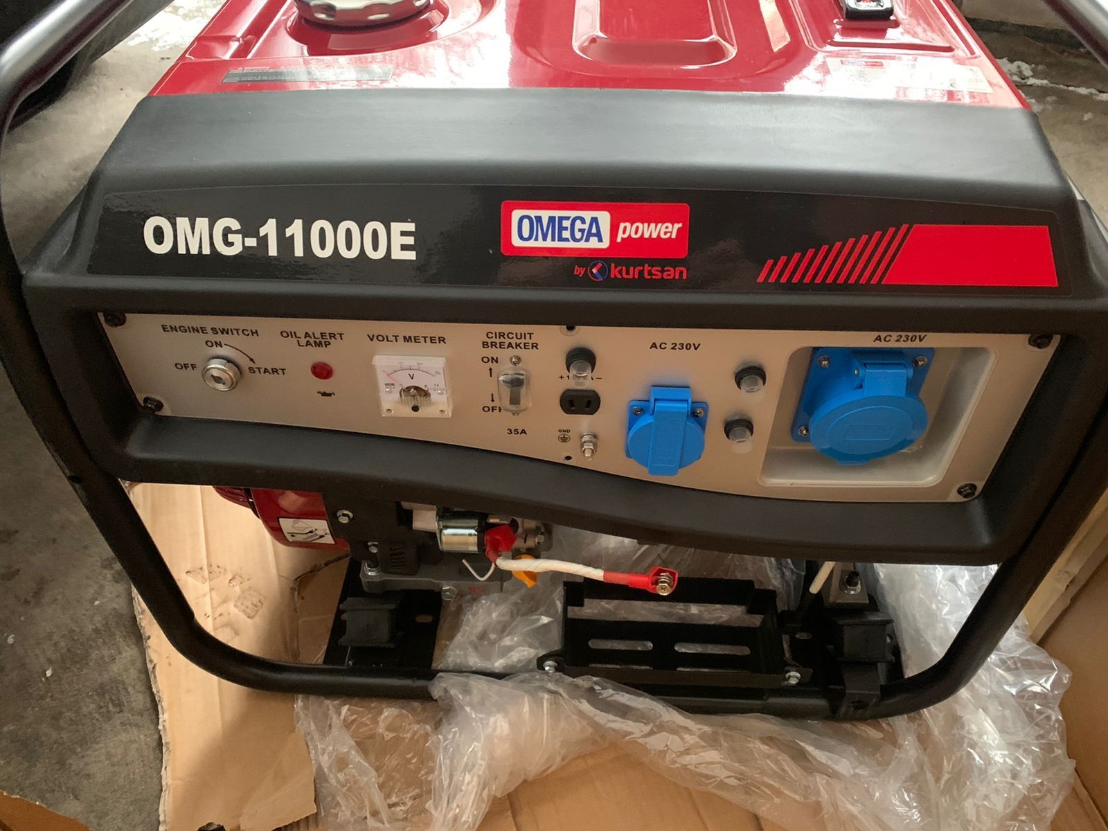 генератор OMEGA, 11 кВа, честные 9кВт,  надёжный аппарат Киев 98кг