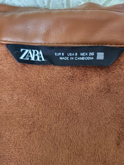 Сукня з екошкіри ZARA
