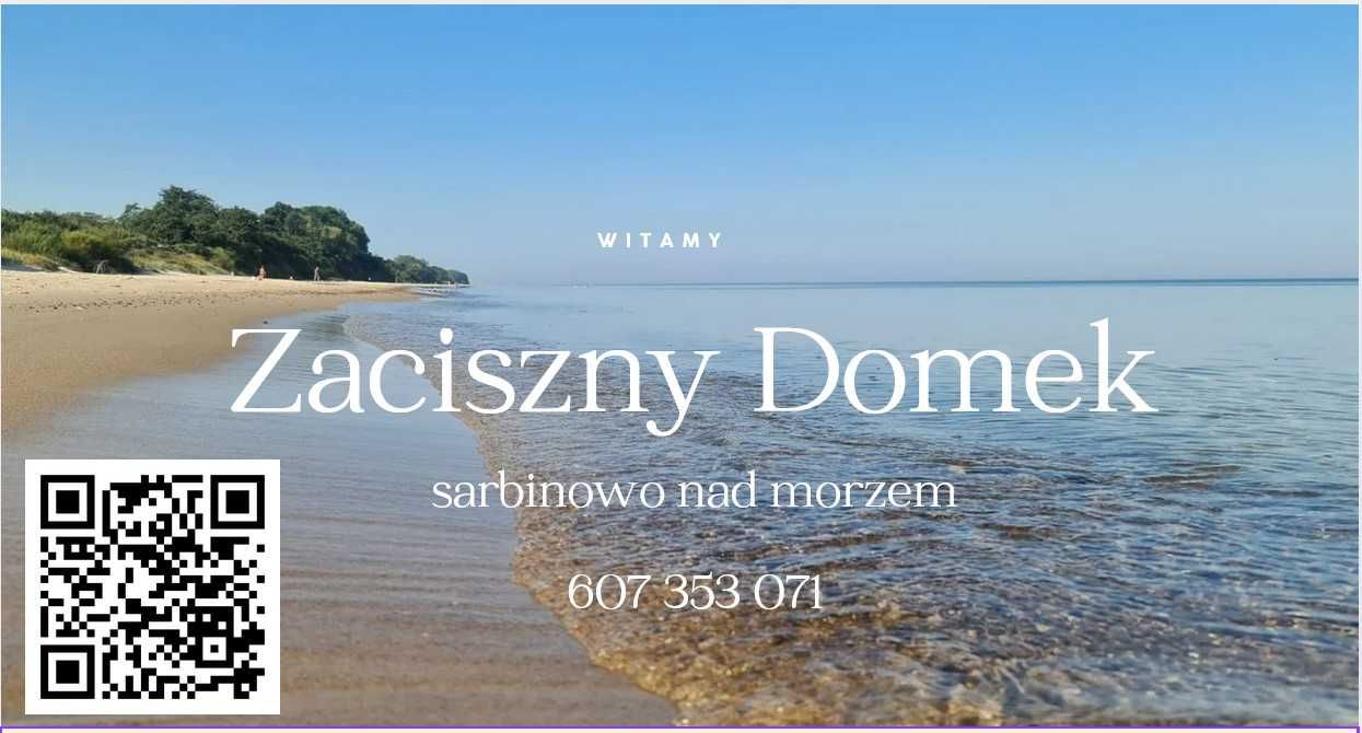 Domki murowane nad morzem Sarbinowo blisko plaży wolny t 09.08-23.08
