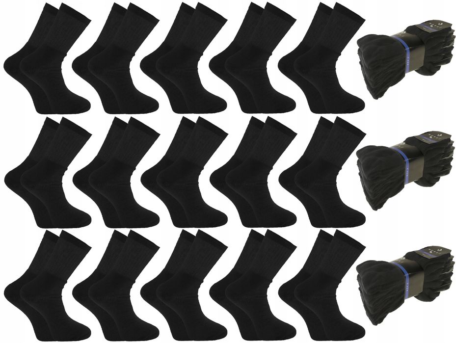 Moraj Skarpety Frotta 15 Par Bawełniane Grube Ciepłe 39-42