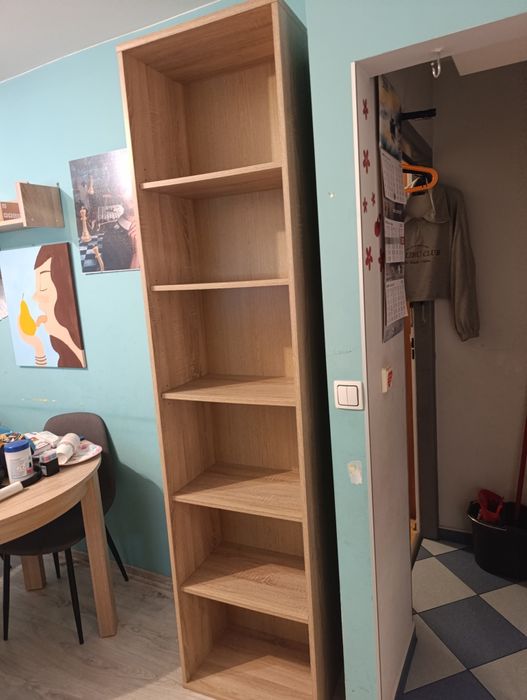 Regał Brw Office 53 cm z 5 półkami dąb sonoma