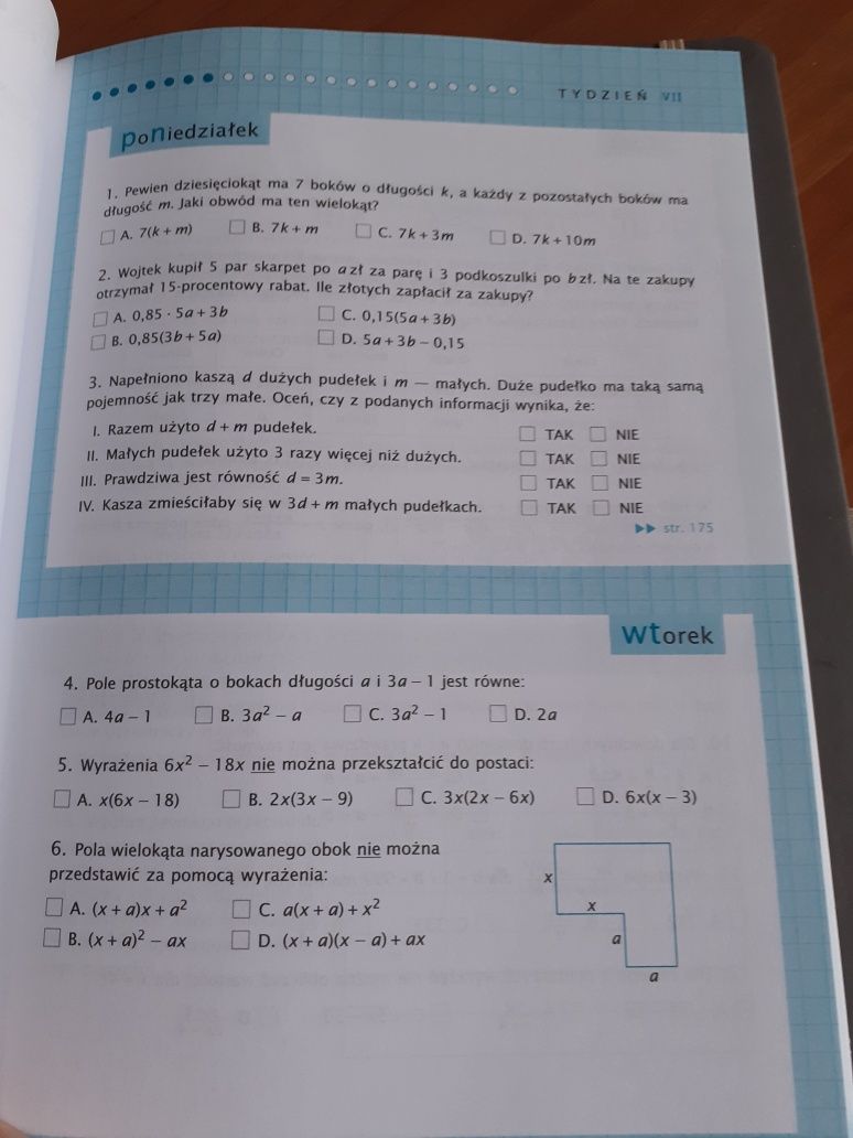 Matematyka egzamin gimnazjum kalendarz gwo NOWE