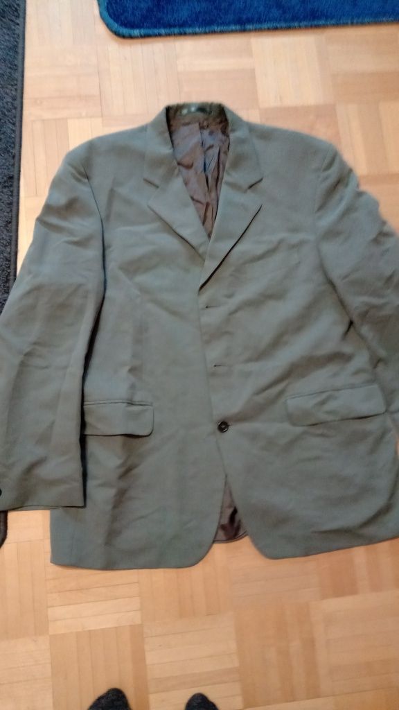 Marynarka męska elegancka. szara rozmiar M/L firmy Burton z wełny