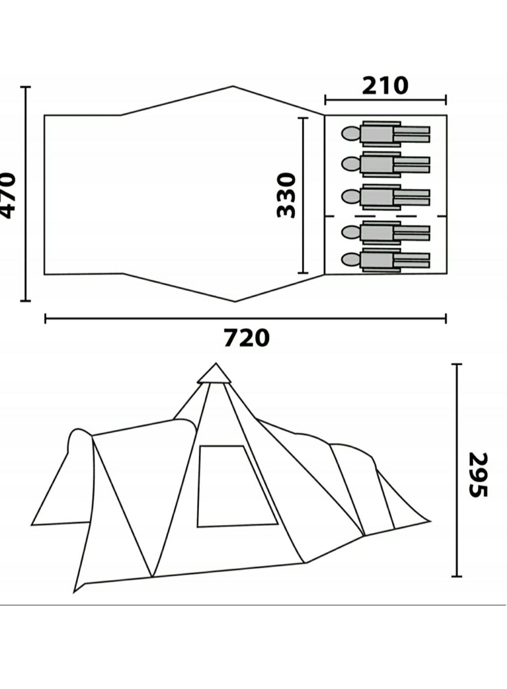 NAMIOT DUZY 10T Navaho 470 Plus