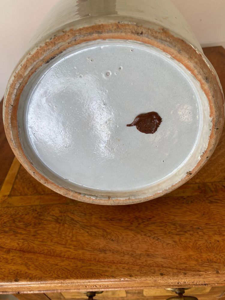Jarra Antiga Porcelana China Azul Alta 45cm