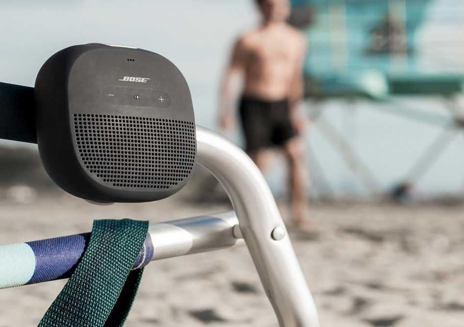 Пара преміум Bluetooth колонок Bose SoundLink Micro Stone Blue IPX7
