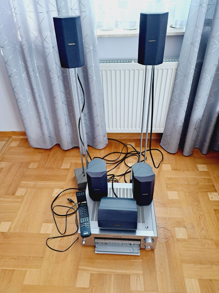 Zestaw kina domowego Amplituner SONY STR-DB940 + 5 głośników Technics
