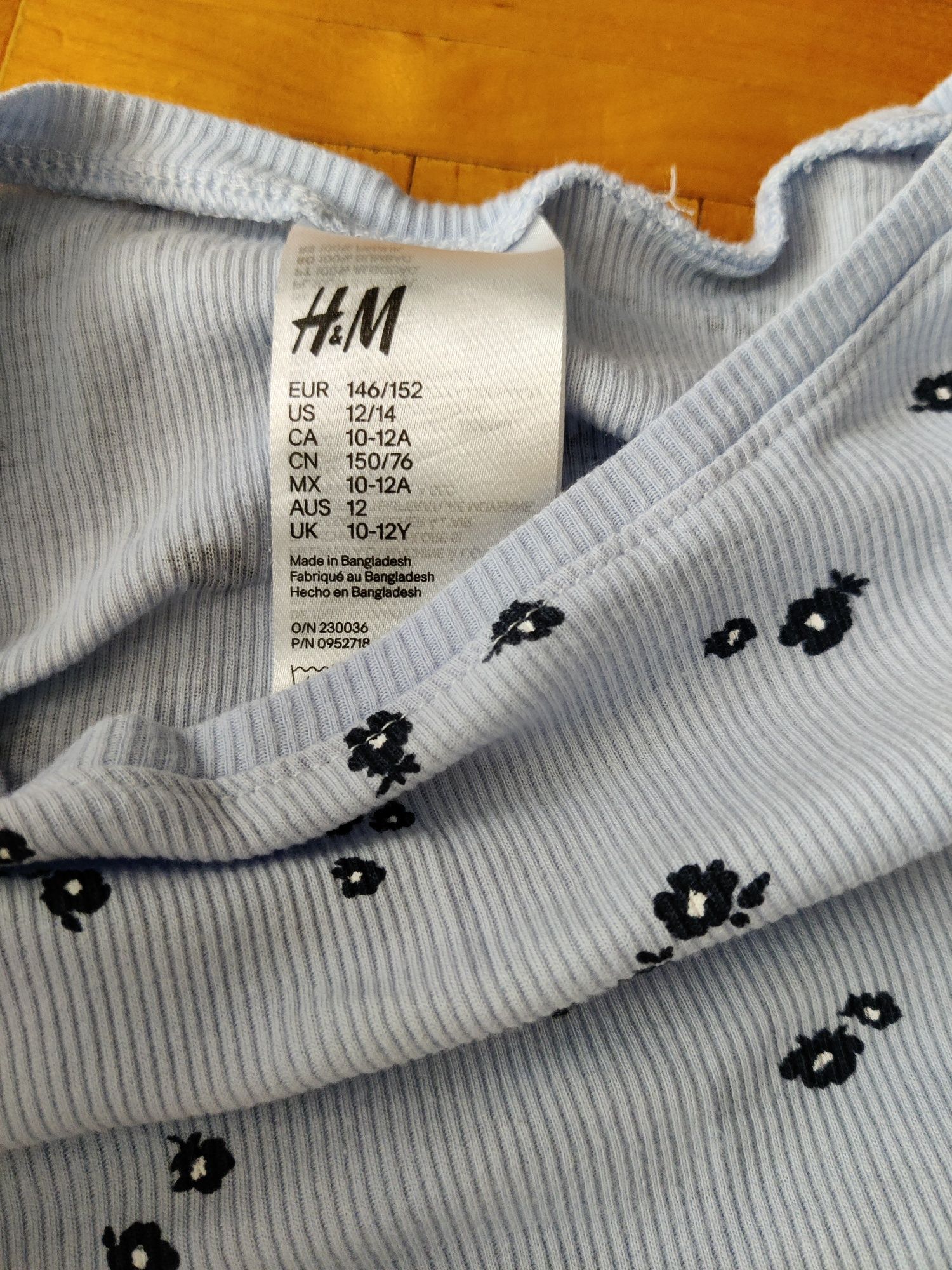 Dwie piżamy dwuczęściowe 146/152 H&M + 158/164 zara
