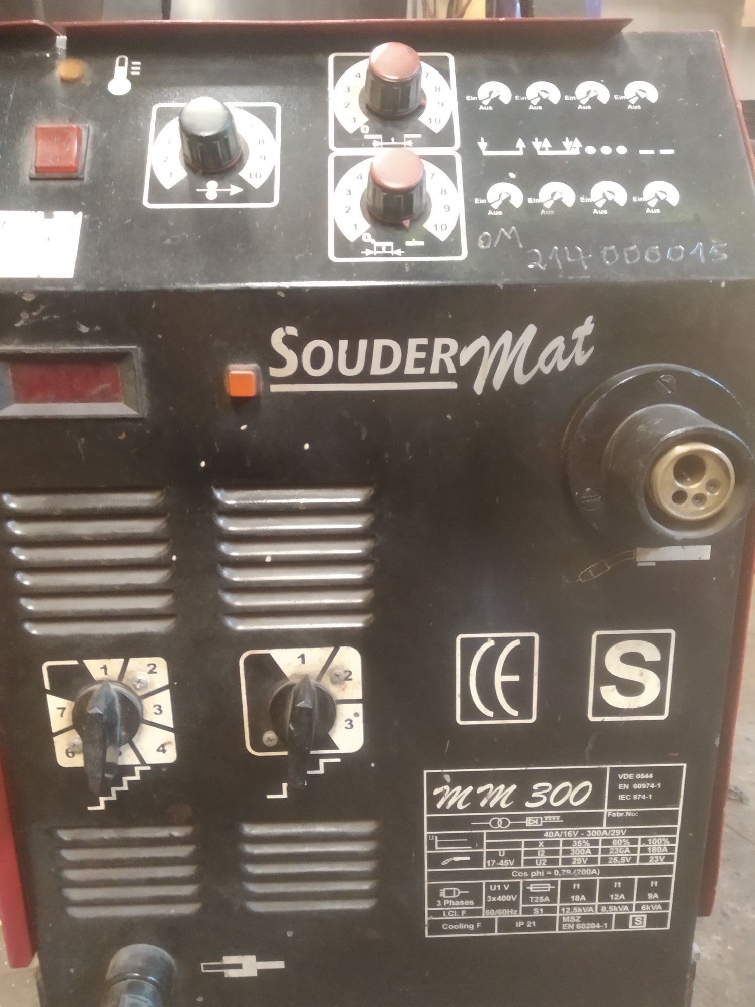 Migomat spawarka Soudermat mm300 4x4  380v polautomat migag 300A