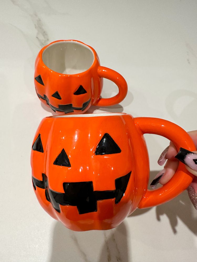 Zestaw 2 szt kubków kubek dynia hallowen jesień home you pepco