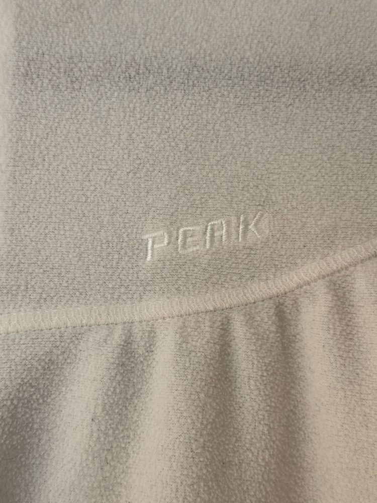 Polar Peak Performance L logowany biały damski ski narty half zip