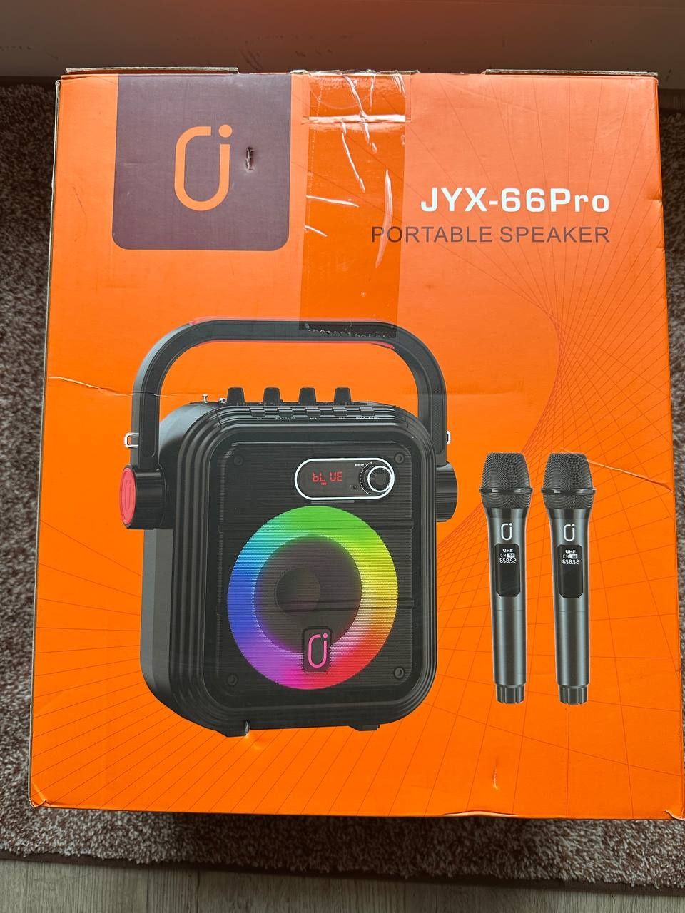 Караоке JYX 66 Pro з 2 бездротовими мікрофонами / колонка