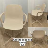 Cadeira bege ikea