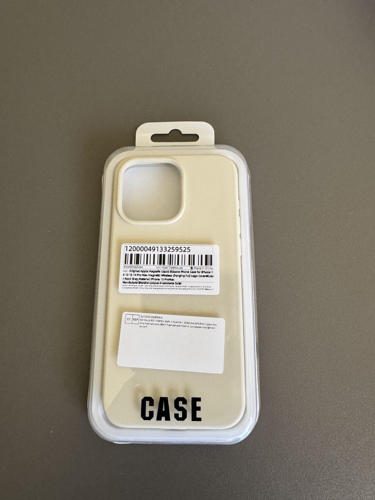 Capa iPhone 15 Pro Max MagSafe Bege