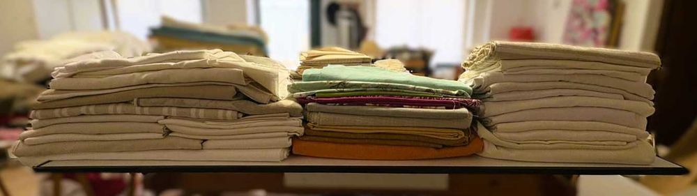 Lote de Tecidos de Qualidade Cerca de 70kg | Encerramento de Atividade